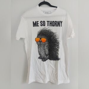 🌹Bnwot riot society " me so thorny" white tshirt